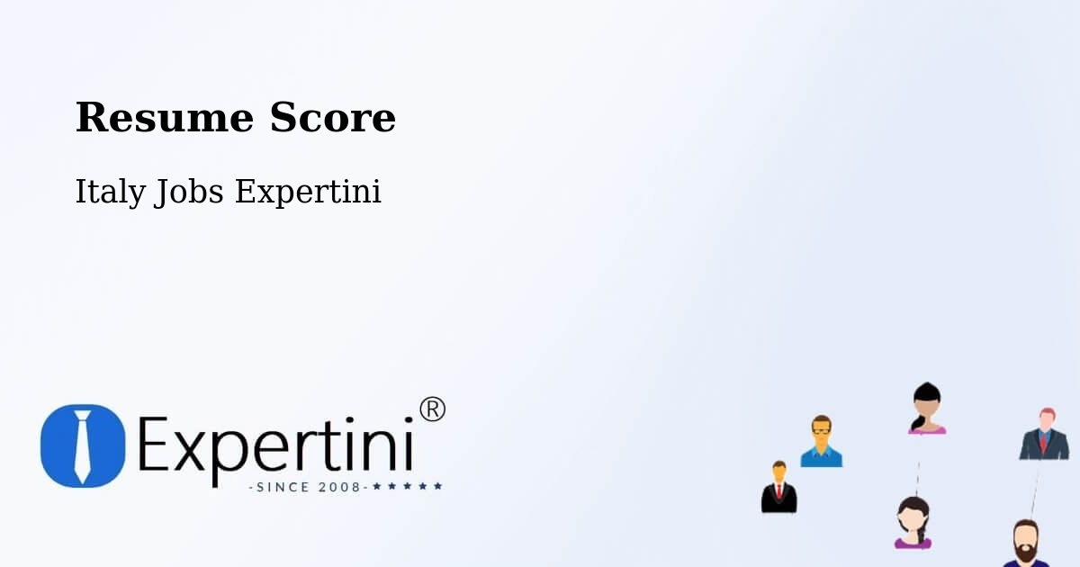 Resume Score & Job Description Match Tool – Limena - Italy Jobs Expertini